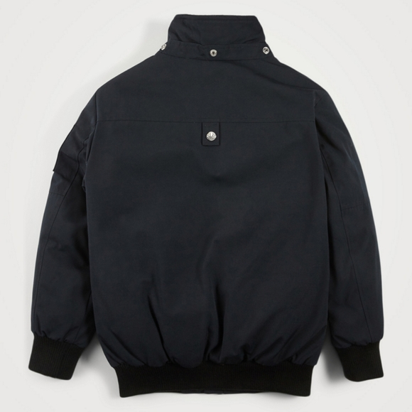 Moose Knuckles bomber jacket, size youth L or women's XS/S, black - Picture 11 of 11